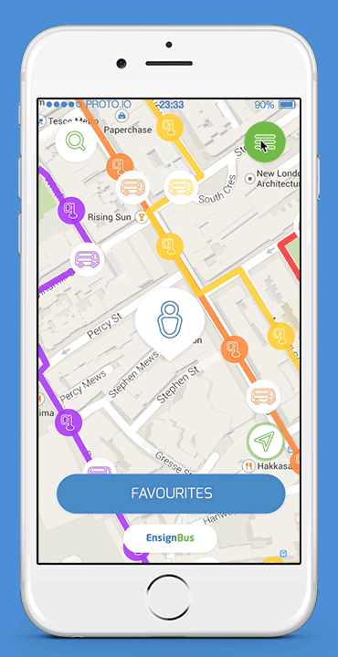 app bus London UK Ensign ios flat UI icons map