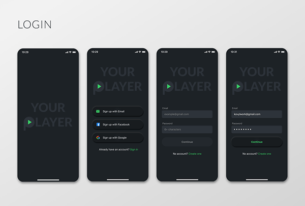 Music Player - Mobile App | UX/UI Design