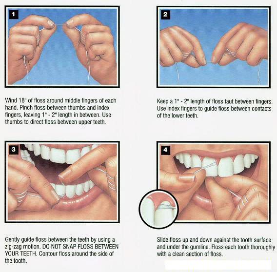 oral health dental care teeth gums flossing oral hygiene