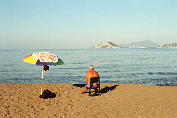 Italy Naples NAPOLI bagnoli summer beach tourism locals dogs Urban Urbanisation sea