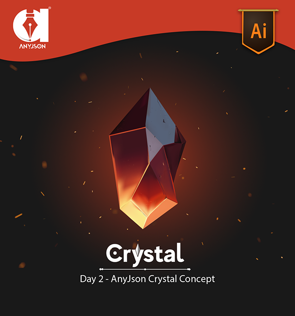 Crystal Concept For Game Ui - AnyJson