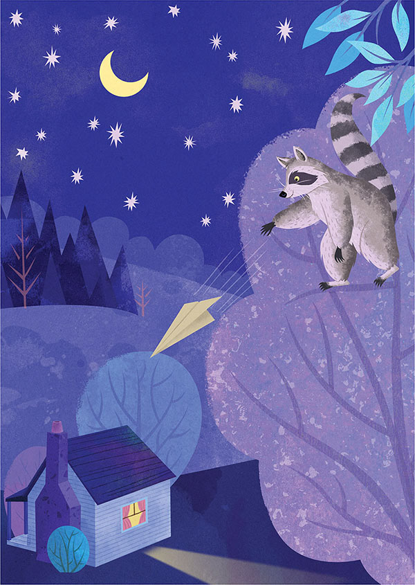 Adobe Portfolio afternoon animals earth Evening moon paper airplane SKY time woodland