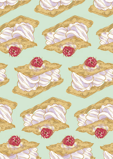 gluttony dessert kawaii pattern pastel