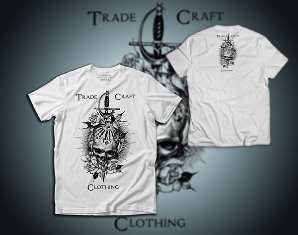 Custom t shirt design MOCK UP art