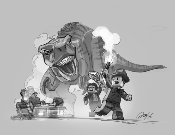 LEGO Jurassic World Lego Videogames t-rex dinosaurs owen jurassic park Lego Jurassic Park