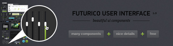 UI user interface futurico components