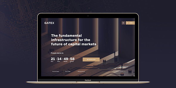 ICO Landing Page: Gatex