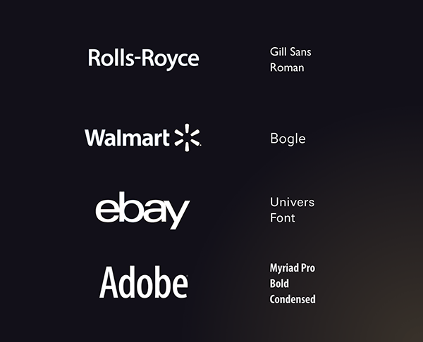 Fonts Used By Famous Brands - UI/UX Tips