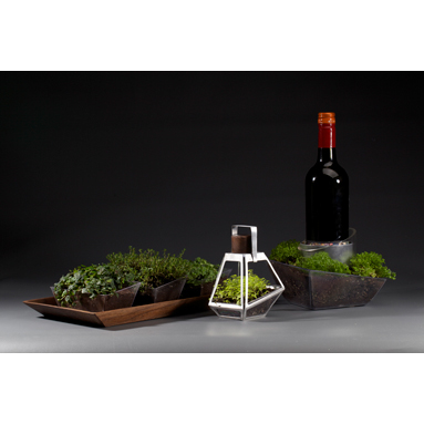 Planter table top lighting wine holder tray cnc laser cut
