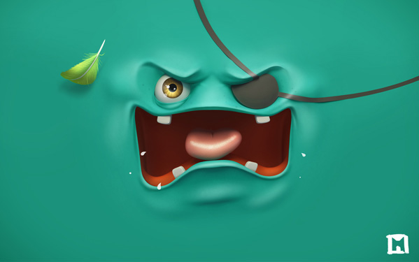 Angry Face Wallpaper by Melaamory - Funny Face Wallpaper