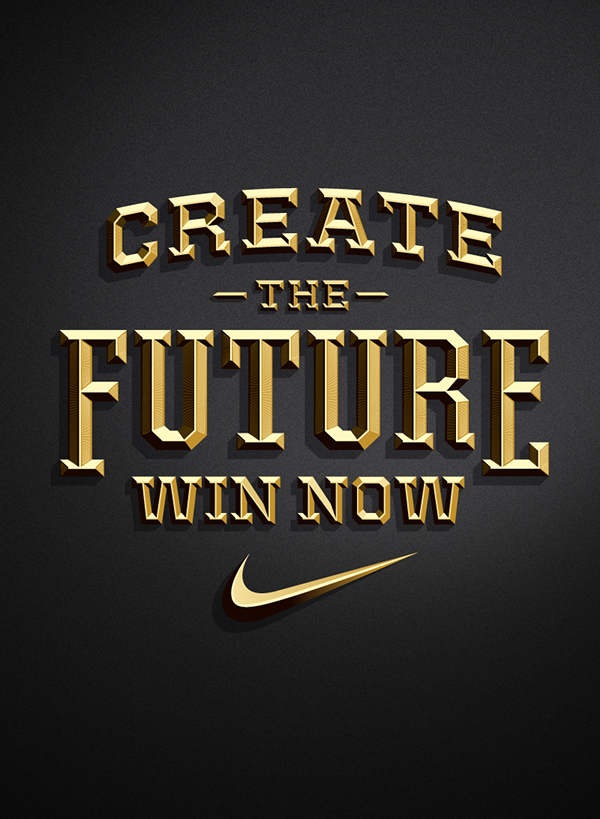 Jordan Metcalf Nike lettering