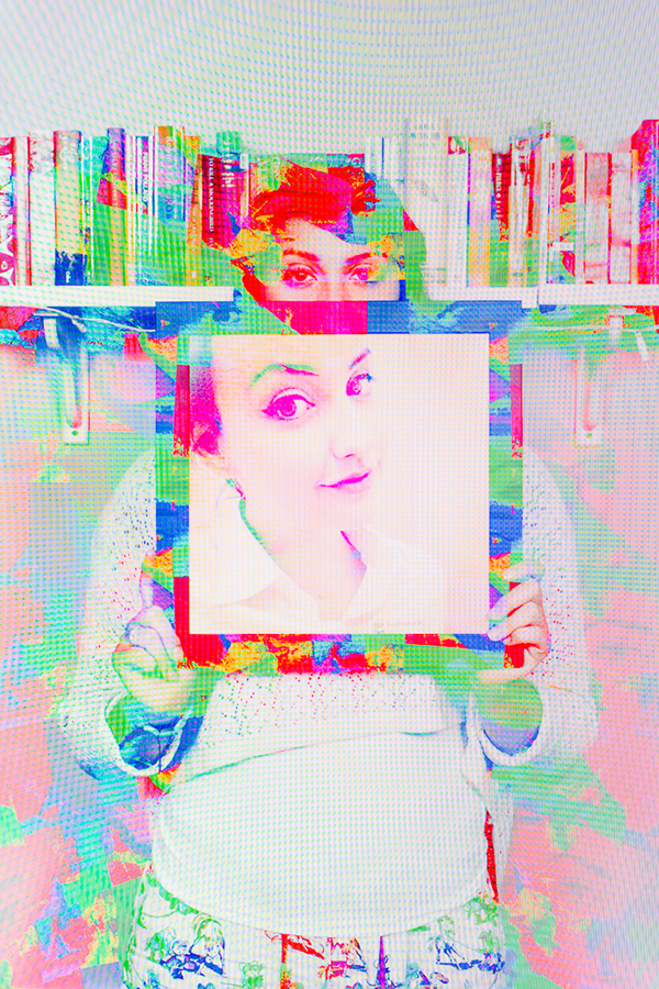 identity Portraiture glitch art teenager youth digital manipulation distortion Glitch colours