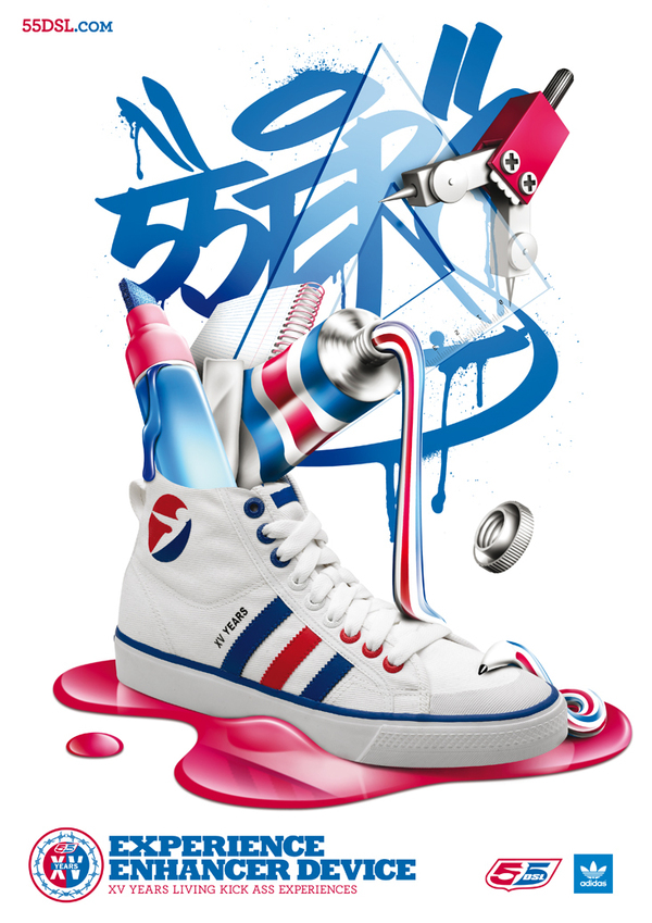adidas 55dsl adidas originals posters art otaku Prank sex skateboard
