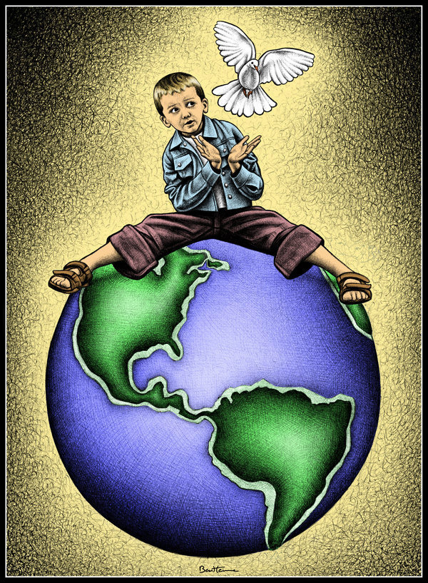 the peaceful world