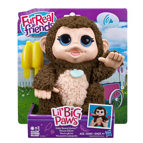Hasbro FurReal Friends Lil Big Paws toys interactive animals pets