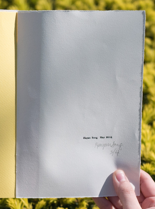sewol 세월호 letterpress commemoration book vandercook