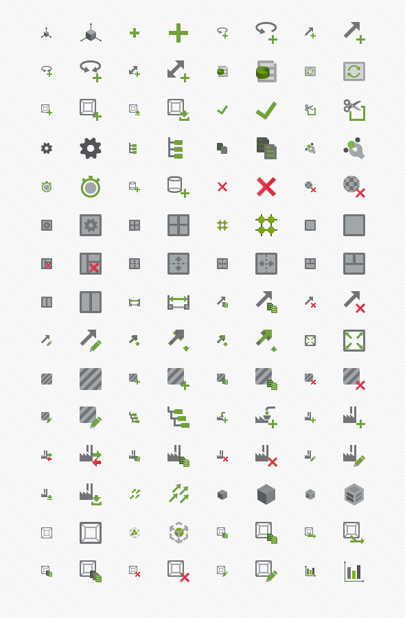 software icons DEM software CAD software cad icons custom icons Bespoke Icons