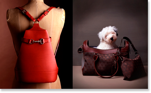 still life Product Photography handbags accesories Dooney & Bourke pocketbook