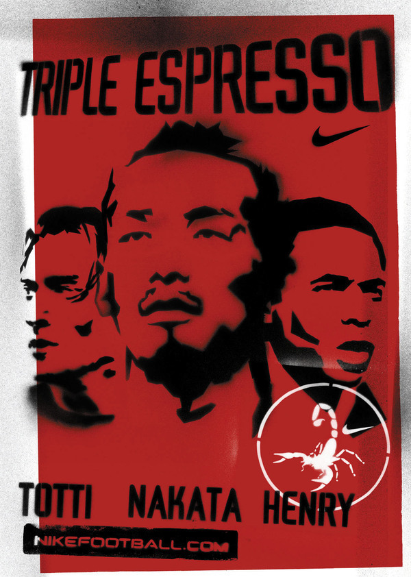 Clavijas Ambos Discrepancia Nike Poster 2002 on Behance