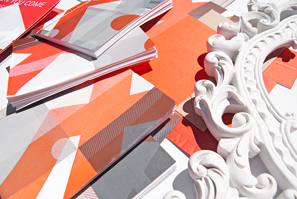 experimental identity cards Layout promotion Process letterpress