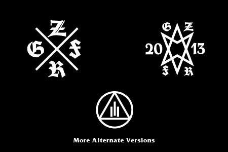 logo Grizzlyfear black metal black magic occult