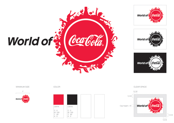 Brand Identity for The World of Coca-Cola in Atlanta