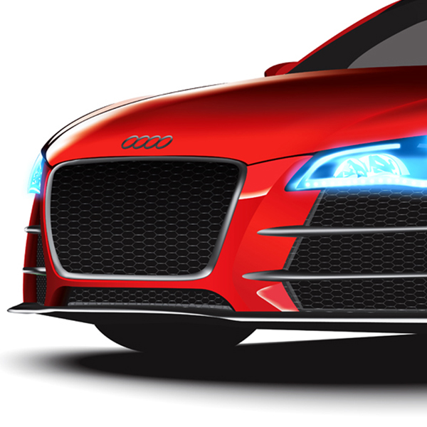 Audi vector Illustrator student
