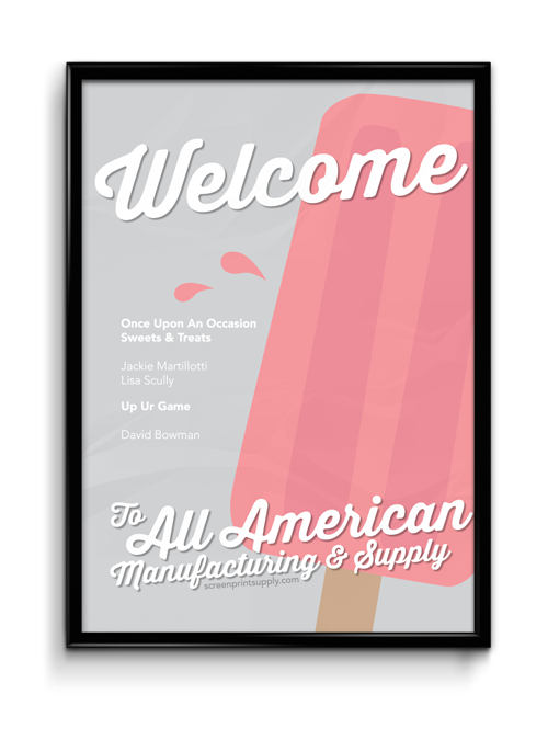 welcome poster poster welcome All American