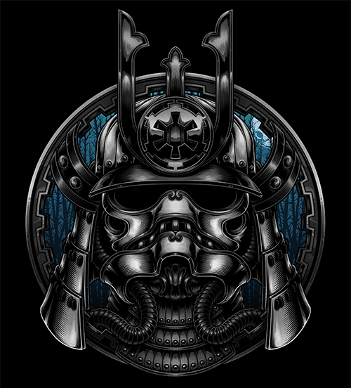 star wars blackout brother artwork blackout work stormtrooper darth vader death star Star Wars Fan Fan Art