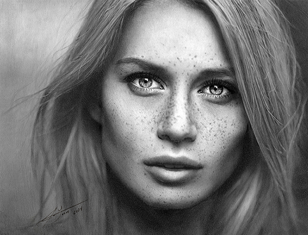 graphite pencil drawings