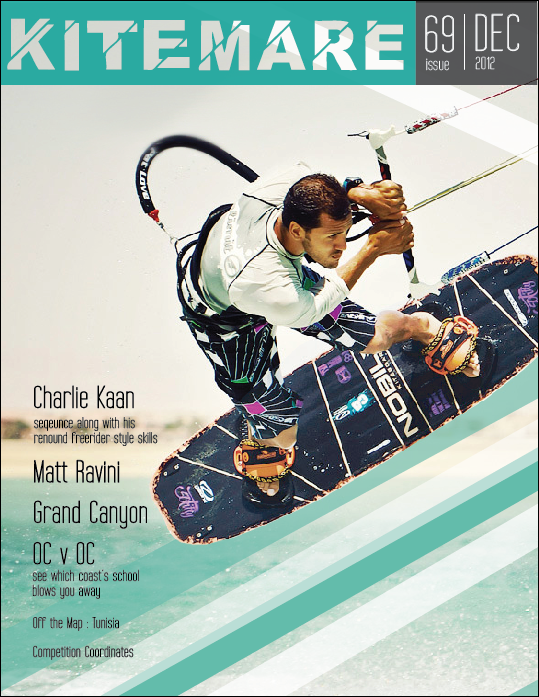 kiteboarding  Magazine Design