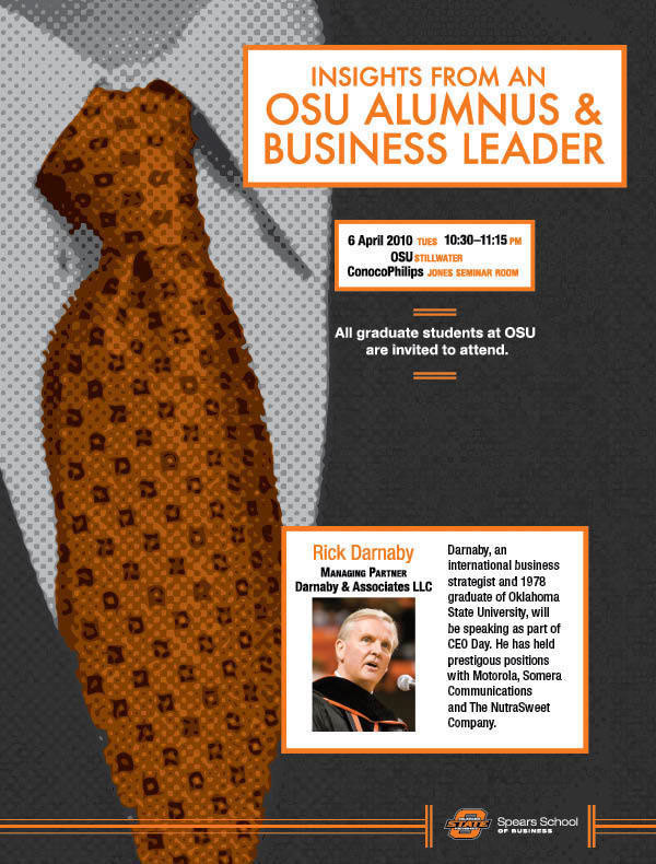 events promotion flier ceo day osu oklahoma state university vector campaign event promotion