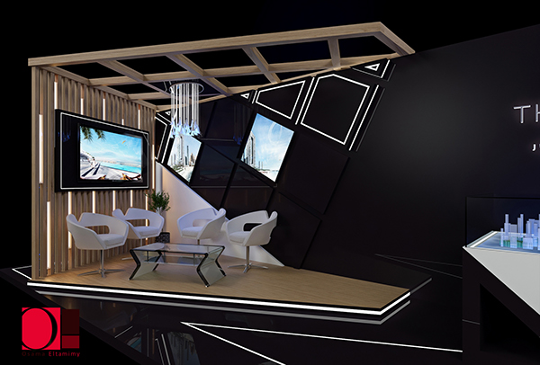 Exhibition booth design for The address