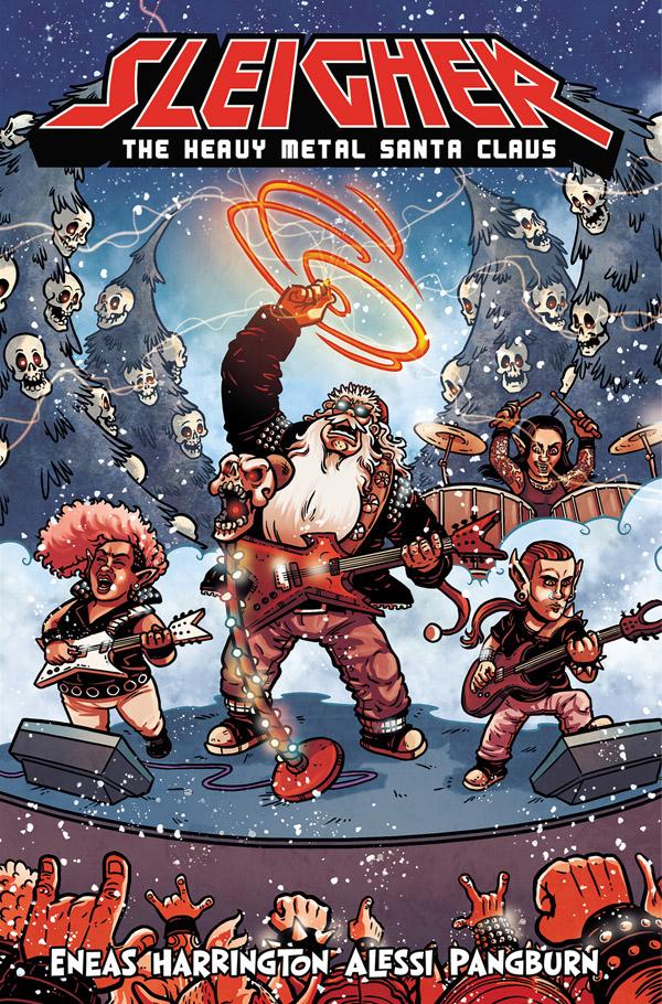 comics santa Santa Claus heavy metal colors digital comics book action lab danger zone 