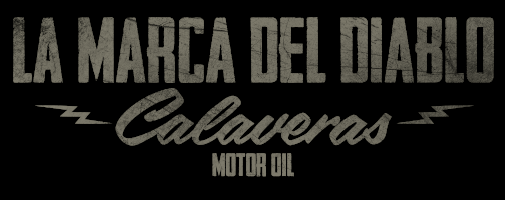 calavera Motor oil  vintage