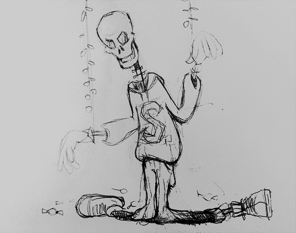 #skull #halloween #sketch #cartoon