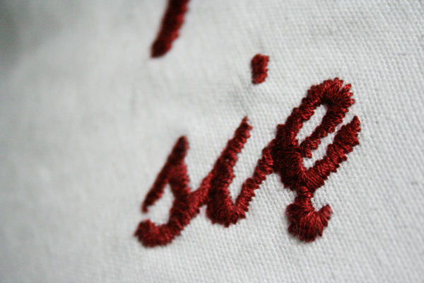 typo Embroidery font