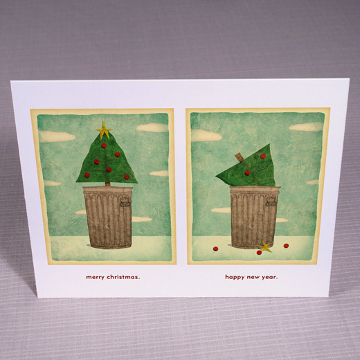 greeting cards rawtoastdesign stationary paper goods Holiday Christmas humor funny thinking of you invitations Invitation