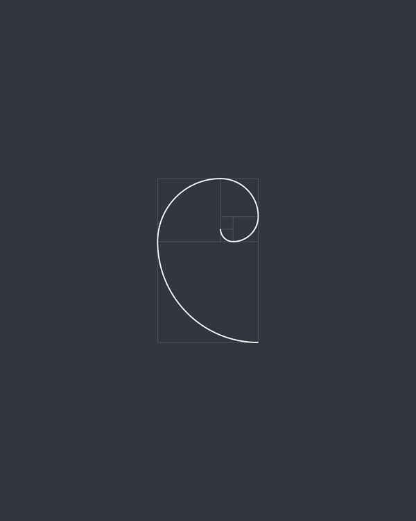 custom font font verg matt vergotis logo fibonacci spiral Spiral pattern fractal Stationery slab Corporate Identity gold coast