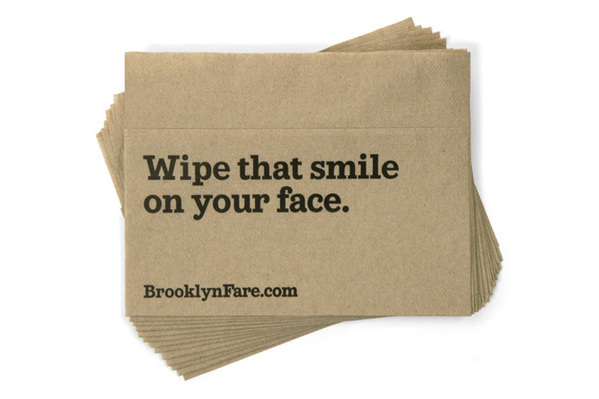 Brooklyn Fare coffee cups Grocery Bags Stationery Nakpkins Wild Posts Coffee Bags