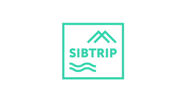 Travel Siberia Russia trip clean simple minimalistic logo identity Business Cards cold Nature Stationery flat