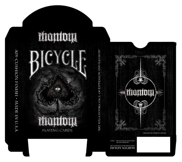 Bicycle phantom deck playing card design limited mystique factory graphic handdrawn mr.zero