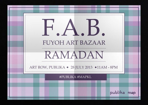 MAPKL publika F.A.B. FUYOH ART BAZAAR poster design graphic arts and crafts arts craft