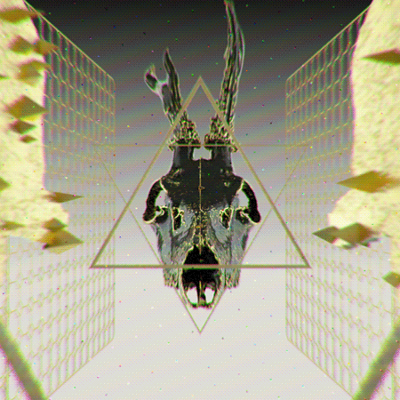 regency music video velvet stairs fmk7 gifmk7 loop gif sculpture c4d octane endless UCK skull Glitch fractals