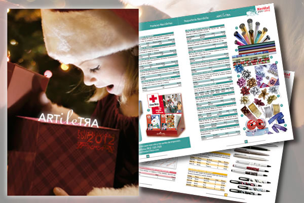 grafic design Layout offset print commercial catalog Christmas