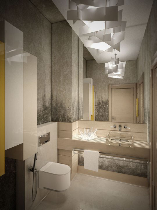sanitary Ware ванная комната дизайн умывальника интерьера нестандартное применение паркета апркетной доски annis lender аннис лендер