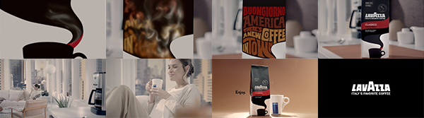 Lavazza type design type luca barcellona america Press Campaign campaign launch Coffee new product drip banner Spot