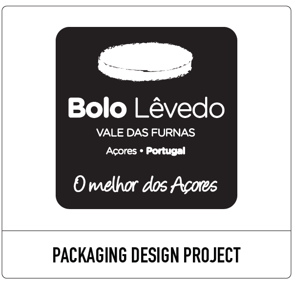 Lêvedo cake portuguese print package box Azores Portugal product Food  split QR Code pattern identity flower
