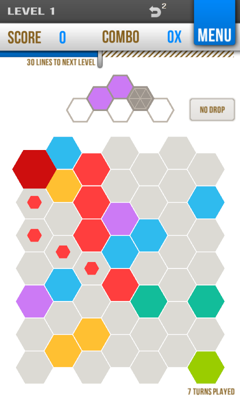 7x7 puzzle hexagon pyxie pyxiegames maze block Crush game android ios