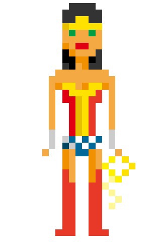 Pixel art batman superman heroes WatchMen comics historietas rosario pahito cialoni dc chapulin colorado robocop pixel